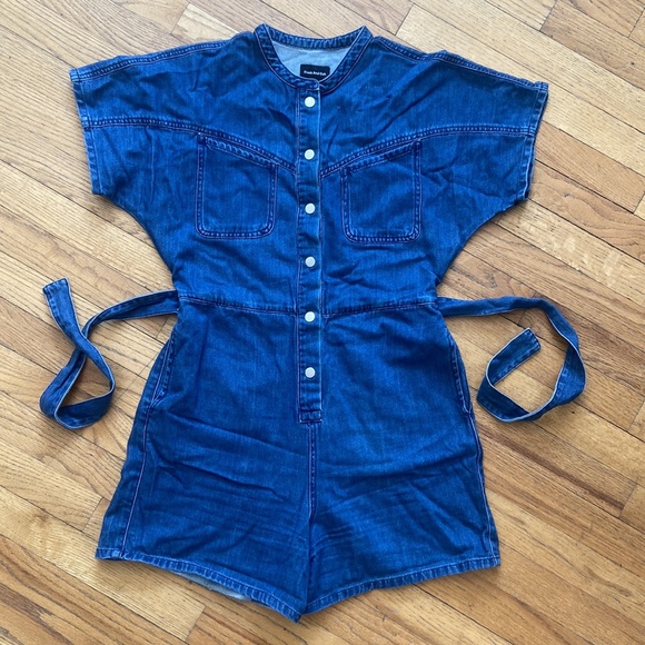 Frank & Oak Denim Romper - Picture 3 of 6